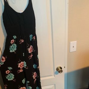 Spaghetti strap one piece.